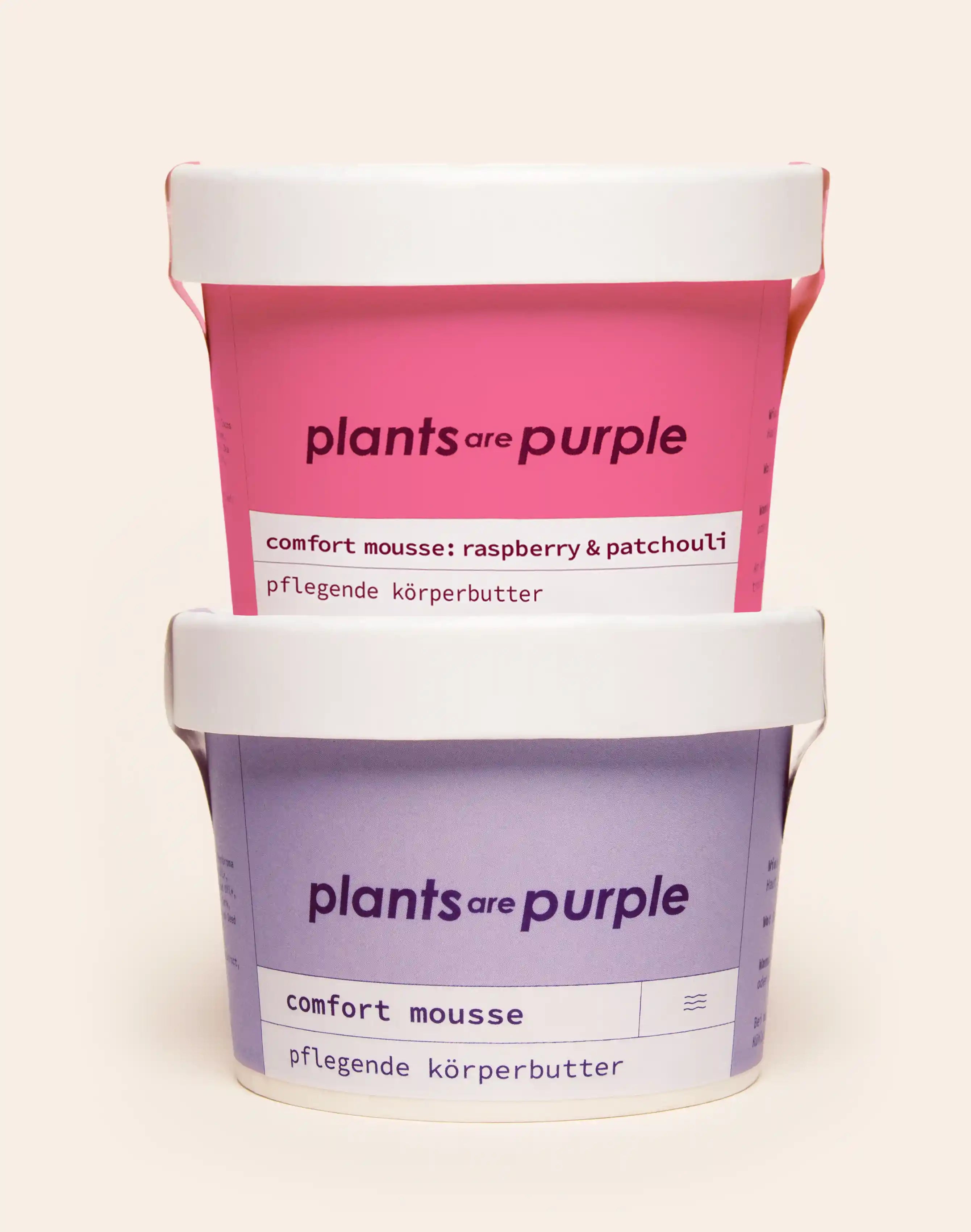 Comfort Mousse: Raspberry & Patchouli und Unscented